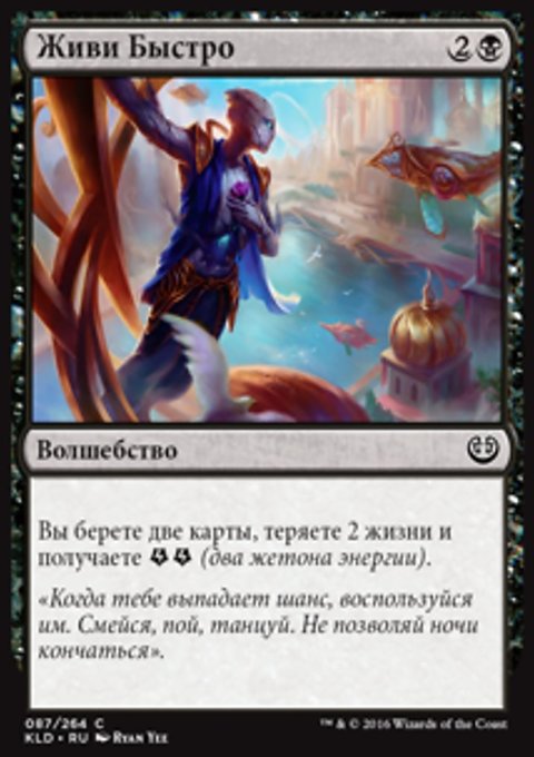 Живи быстро