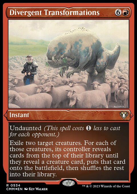 Divergent transformations