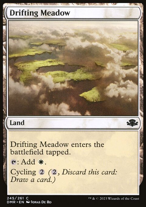 Drifting meadow
