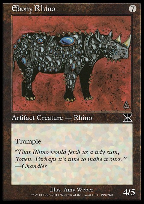 Ebony rhino