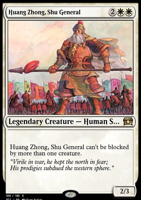 Huang Zhong, Shu General