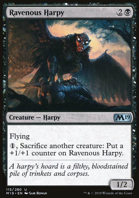 Ravenous harpy