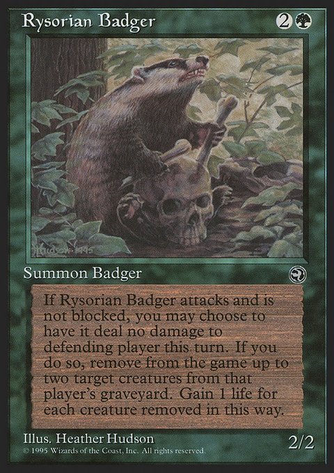 Rysorian badger