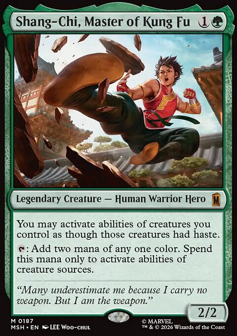 Shang-Chi, master of kung fu