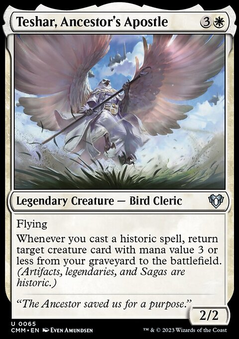 Teshar, Ancestor's apostle