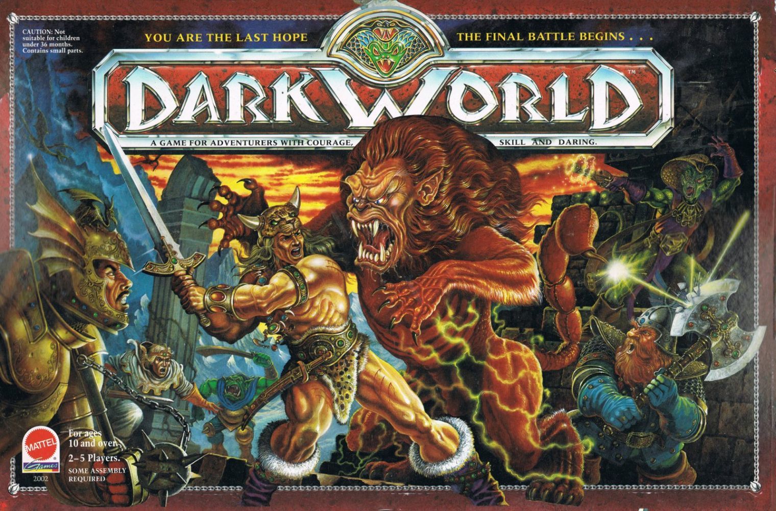 Моя полностью покрашенная настолка &quot;Dark World&quot; 